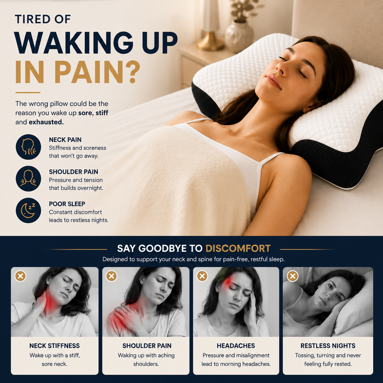Zenarva™ ErgoSleep Pillow